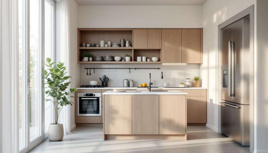 Cucine piccole con isola: 11 progetti intelligenti che trasformano spazi minimi in ambienti pratici e moderni