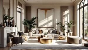 Neo Déco: geometrie Art Déco e finiture in ottone tornano nelle case italiane, ma in chiave moderna